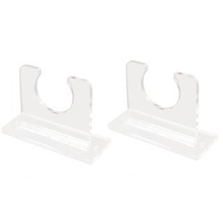 [CRUSH] 2 Móc treo gậy bóng chày, Giá đỡ gậy bóng chày Acrylic chắc chắn tiết kiệm không gian, Giá trưng bày dơi treo tường đứng chịu lực mạnh hiện đại