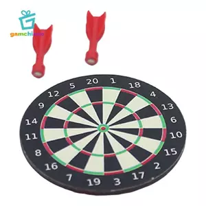 Gamchiano Mini Dartboard Bộ Trò Chơi Để Bàn Dễ Dàng Thiết Lập Micro Dartboard Trang Trí DIY Cảnh Phụ Kiện
