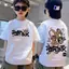 Tee chuột vui, cổ tròn, size 13/14, COD2025, Áo thun cotton, 3/4