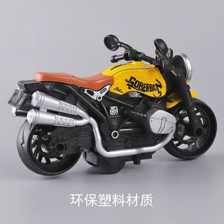 Trẻ Em Mô Phỏng Xe Máy Nhỏ Quán Tính Chống Sốc Đồ Chơi Xe Bé Trai Retro Latte Du Lịch Ô Tô