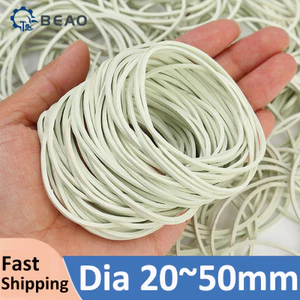 Dây cao su trắng Dây đàn hồi mạnh mẽ Văn phòng trường học Cung cấp tại nhà Dây cao su