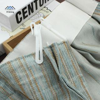 ELBBKG 10 Chiếc Rèm Treo Móc Nhẫn Cửa Sổ Nhựa Trắng Rèm Móc Cho Nhà Văn Phòng Rèm Phụ Kiện 7cm / 8.5cm Mới