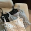 Áo ba lỗ nữ IAPPORTUNIA, Áo ba lỗ tích hợp áo ngực hình chữ U, Áo ba lỗ Slim Fit Polka Dot Tank Tops mùa hè