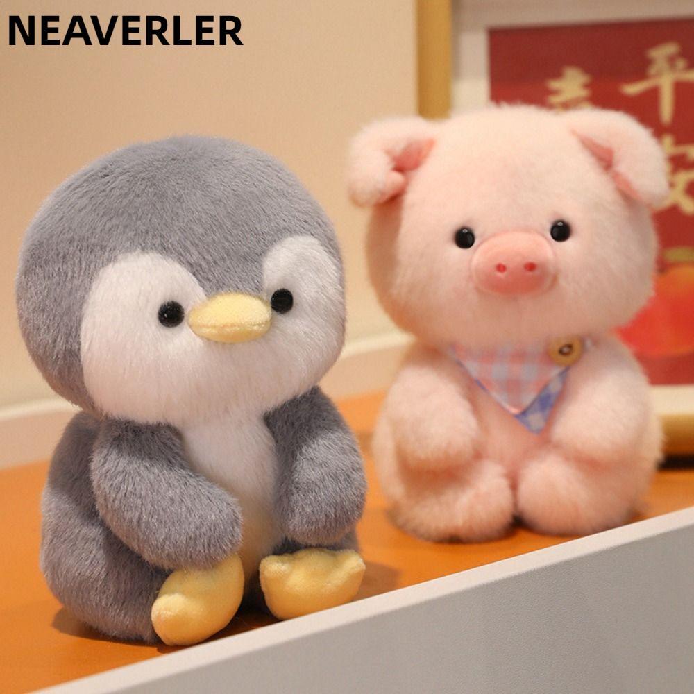 Gối NEAVERLER Thú Nhồi Bông, Búp Bê Đồng Hành Sang Trọng 16cm Sang Trọng, Kawaii Siêu Mềm Gấu Voi Động Vật Sang Trọng Đồ Chơi Bàn Làm Việc