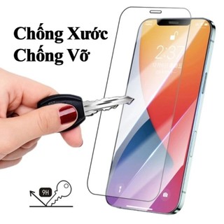 1-4 tấm iPhone X XR XS XSMax 11 12 13 14 15 16 Phim cường lực, 9H, 4K trong suốt, chống vân tay, độ nét cao