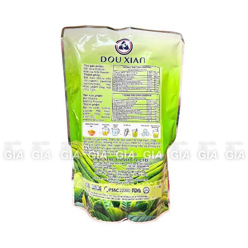 [MATCHA LATTE] Bột matcha sữa Douxian bịch 500g - matcha latte, trà sữa matcha