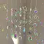 TRTR Treo Pha Lê Mặt Dây Chuyền Sân Vườn Suncatcher Chuông Gió Cầu Vồng Lăng Kính Pha Lê Dây Xích Để Trang Trí Cửa Sổ VN