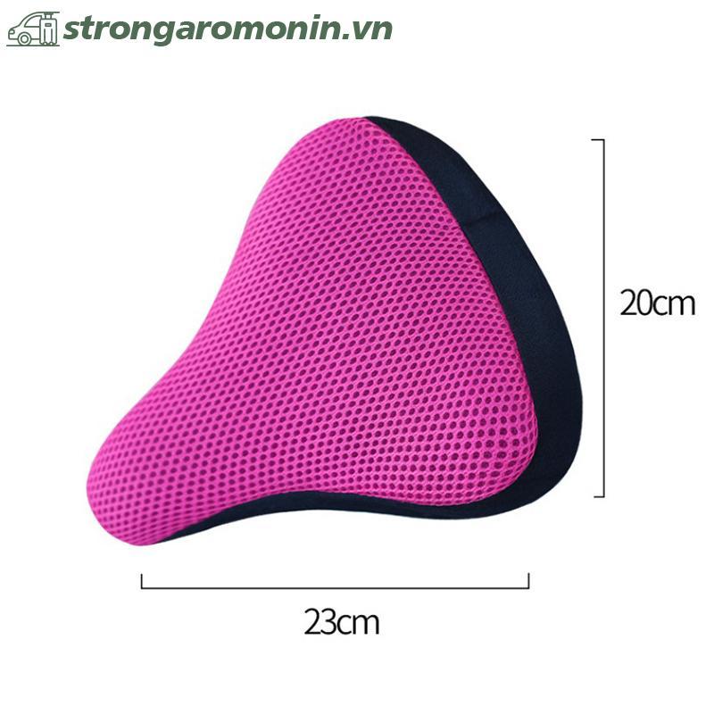 Yên Xe Đạp 3D Mềm Bọc Silicon Thoáng Khí, Thoải Mái Cho Xe Đạp ST