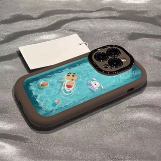 Ốp lưng IPhone 17 16 15 14 13 12 11 Pro Max XRXSMax 78 Plus Shin-Cậu bé bút chì Ốp lưng anime Ốp lưng điện thoại Dẻo mềm