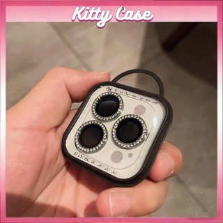Phim bảo vệ ống kính máy ảnh iPhone 11 13 16 17 15 14 12 XR Pro Max Shiny Diamond Rhinestone Lens Nhiều màu để lựa chọn
