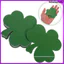 40 Chiếc Xanh Leprechaun Cutouts Shamrock Trung Tâm Bản Tin Ban Viết Tay Thẻ Trang Trí May Mắn fshshuo