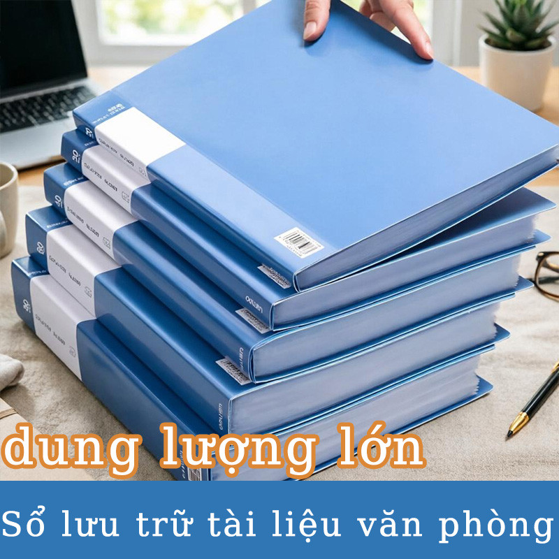 Sổ tài liệu A4 20/40/60 trang, chất liệu cao cấp, dụng cụ học tập và văn phòng phẩm chất lượng cao.