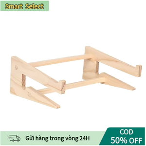 Giá Đỡ Laptop Bằng Gỗ Chính Hãng, Chất Liệu Gỗ Cao Su Tự Nhiên 100%, Màu Gỗ Tự Nhiên, Tiêu Chuẩn Xuất Khẩu, Độ Bền Cao,