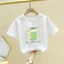 Trẻ Em Hoạt Hình In Áo Mùa Hè Tay Ngắn Dễ Thương Thường Ngày Top Nhẹ Thoáng Khí Trẻ Em Tee