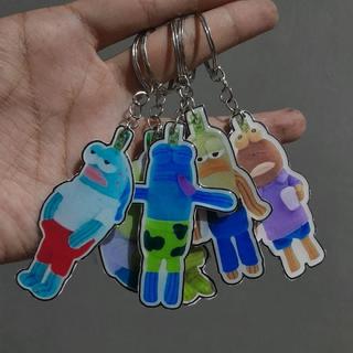 Beikini eBotteom Budsdies Keychain Resin Ganci Spongebob Resin Gantungan Kunci Custom Free Desain Ganci Aesthetic - Cool