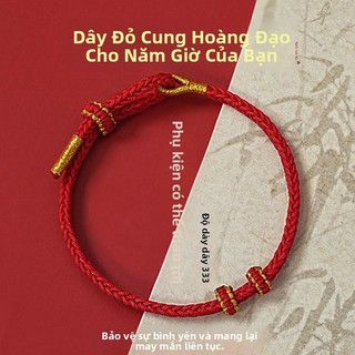 Vòng tay benming năm dây đỏ handmade cho nam nữ - Cặp đôi làm quà tặng