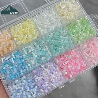 Vòng tay thể thao DIY với hạt thủy tinh nhiều màu, phù hợp làm phụ kiện thời trang