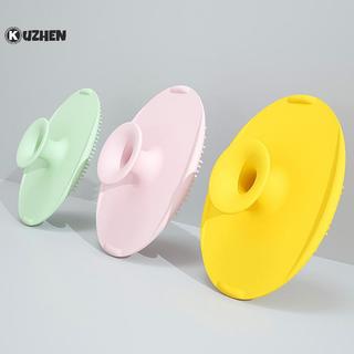 KUZHEN Silicone Dầu Gội Bàn Chải Cho Bé Sơ Sinh Tắm Silicon Mềm Trẻ Em Trẻ Em Tắm Bàn Chải Đầu Rửa Tóc Massage Bàn Chải Tắm HOT
