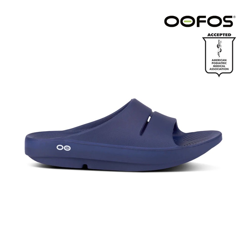 Dép phục hồi sức khoẻ chính hãng OOFOS - Dép Unisex Healthy - Navy