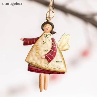 [Hộp đựng] 1 Chiếc Acrylic Vintage Thiên Thần Treo Trang Trí Giáng Sinh Ông Già Noel Cây Giáng Sinh Treo Trang Trí 2026 Navidad Trang Trí Tiệc Đẹp