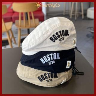 [Giao hàng từ Việt Nam] Mũ lưỡi trai EARTHLYCO, Mũ nồi thêu thời trang BOSTON, Mũ báo nhẹ cho trẻ em