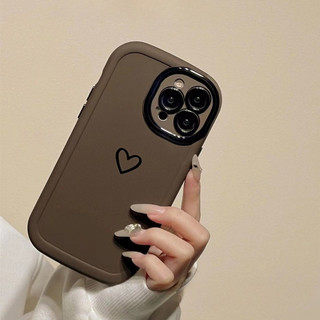 Ốp lưng IPhone 17 16 15 14 13 12 11 Pro Max XRXSMax 78 Plus Mùa thu đông dòng nhỏ tình yêu trường hợp điện thoại