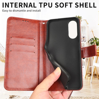 Ốp Lưng Cho ZTE Blade A35e A35 A55 A34 A54 A53 A33s A73 A72 5G A51 A71 V30 V40 V41 Vita V70 Max V60 V50 Thiết Kế 4G Nubia Focus Pro Neo 5G Giả Da Ví Đựng Thẻ Khe Cắm