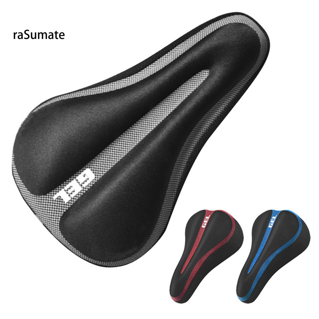 Vỏ đệm ghế xe đạp silicone siêu mềm dày, bọc yên xe đa năng cho xe leo núi