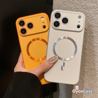Ốp từ tính mờ cao cấp cho OPPO A6 Pro A6C A6K A6i Plus A6S A6T Pro Reno 15 Pro Max 15F 15C 5G 4G Vỏ sạc không dây mềm hợp thời trang sang trọng dễ thương