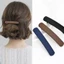 Kẹp lò xo JVSUB, Kẹp tóc mờ hình chữ nhật, Barrettes lớn chống trượt cổ điển dành cho nữ