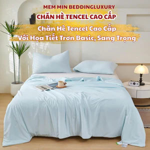 Chăn hè tencel chất liệu thun lạnh tạo cảm giác thoải mái, mát mẻ cho mùa hè dễ chịu MemminbeddingLuxury
