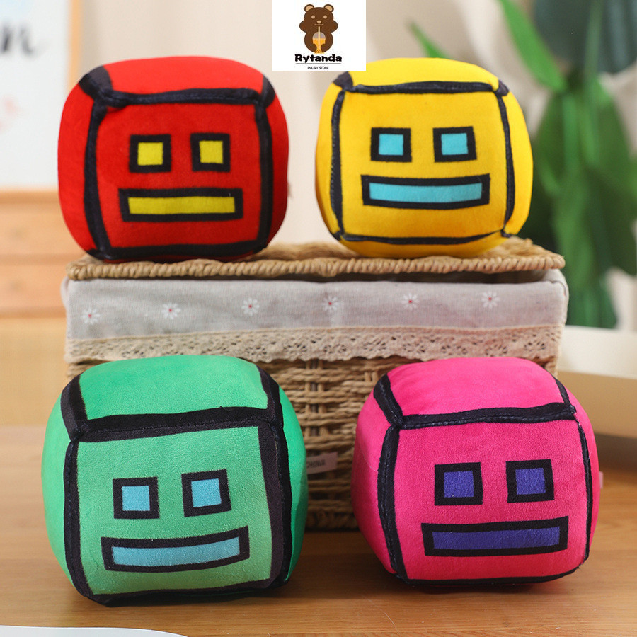 Rytanda Mềm Nhồi Bông Hình Học Dash Trò Chơi Đồ Chơi Sang Trọng Cho Bé Trai Bé Gái Hoạt Hình Dễ Thương Anime Trò Chơi Búp Bê Peluche Plushie Gối Búp Bê Quà Tặng Sinh Nhật Trang Trí Nhà Quà Tặng Giáng Sinh Đổi Sang Trọng