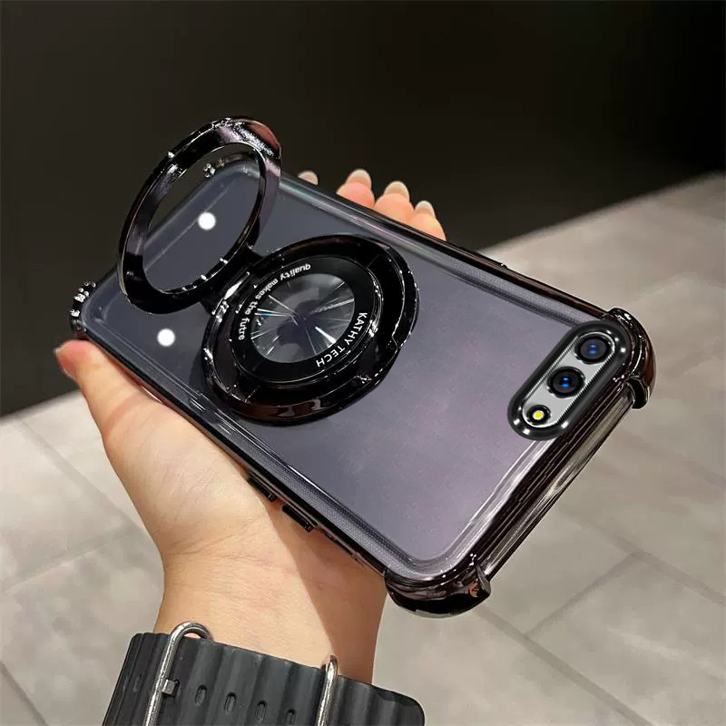 Ốp Lưng Cho Oppo A3S / A1K / Realme C2 / A12E Giá Đỡ Điện Thoại tpu Chống Sốc Có Chức Năng Chống Trơn Trượt Vỏ Điện Thoại Di Động SJZJ