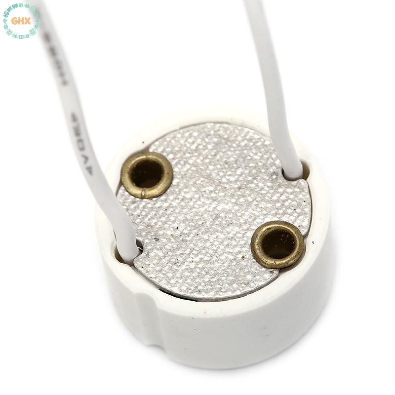 GHX 10 Chiếc Dải LED GU10 Ổ Cắm Cho halogen Gốm Bóng Đèn Dây Kết Nối Giá Đỡ VN