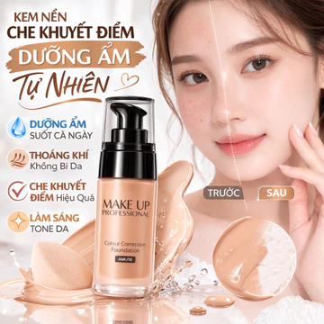 ❤️NÓNG BỎNG❤️Kem Nền Dưỡng Ẩm/Kem Nền BB Cream Có Kem Che Khuyết Điểm/ Kem Nền Dưỡng Ẩm/ Kem Nền Dưỡng Ẩm/Kem Nền Dạng Lỏng Che Khuyết Điểm Trôi Phù Hợp Cho Da Khô