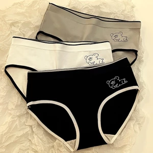 Set 10 quần lót nữ cotton 2 lớp đáy cotton hôc trợ thấm hút họa tiết xinh.