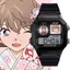 Thám Tử Lừng Danh Conan Anime Anita Hai Học Sinh Đồng Hồ Điện Tử Dạ Quang Chất Lượng Cao Quà Tặng Sinh Nhật