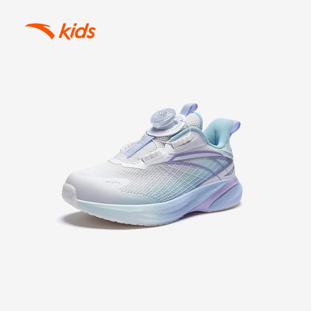 ANTA Kids Giày Chạy Bé Gái Raging Wave 4.0 Năng Động, Thoáng Khí, Hạn Chế Trơn Trượt, Thoải Mái Vận Động 3226B9908