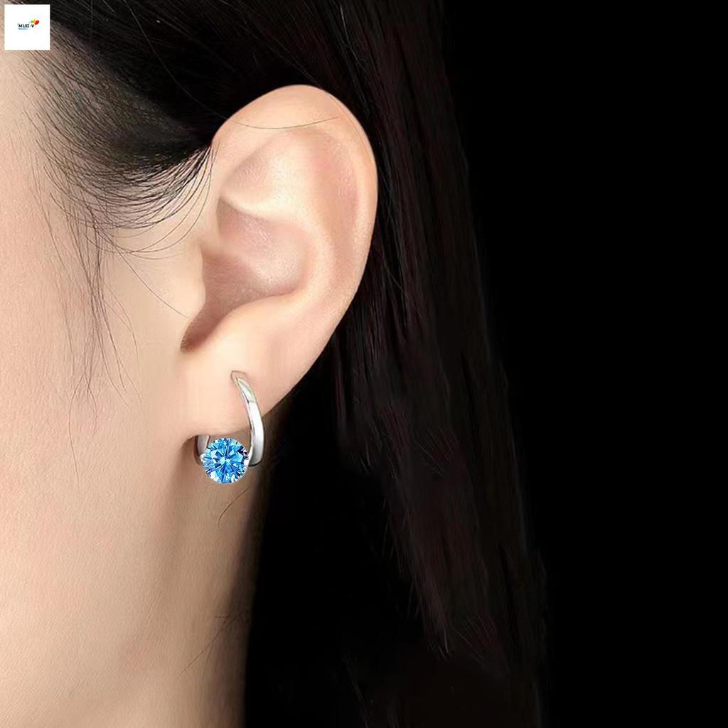 Bông tai zircon đinh tán - Phù hợp dự tiệc và làm quà tặng