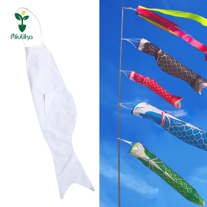 Miulika DIY Cá Chép Windsock Cờ Trống Cá Diều Biểu Ngữ Phong Cách Nhật Bản Vải Treo Trang Trí Cho Nghệ Thuật Tranh Đồ Chơi