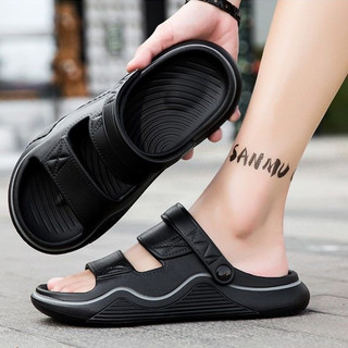 2026 Giày Sandal Nam Phong Cách Mới Nam Mùa Hè Mặc Ngoài Chống Trơn Trượt Dép Đi Biển Thường Ngày