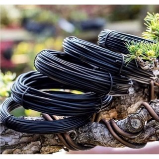 (CUỘN 5 MÉT) Dây nhôm đen uốn cây cảnh, uốn kiểng bonsai hàng nhập khẩu loại 1