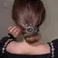 Scrunchies Thổ Organza Nữ Phong Cách Retro - Dây Buộc Tóc Co Dãn