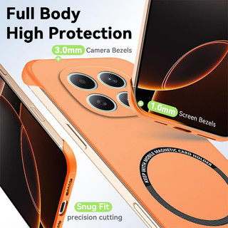Mỏng Từ Tính Sang Trọng Cho Xiaomi POCO M8 Pro POCOM8 Ốp Lưng Không Khung Nhẹ Mờ Chống Trầy Xước Vỏ Cứng Không Biên Giới Giáp Chống Sốc