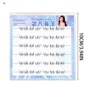 Nhìn tự nhiên Lông mi giả dưới cho nữ Sử dụng hàng ngày Chất liệu sợi mềm nhẹ