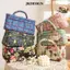 Túi xách JKDESIGN Bento, Túi đeo vai thiết kế chắp vá họa tiết hoa, Túi xách nữ có thể gập lại Chất liệu Cotton di động Túi mua sắm Các mặt hàng linh tinh Sắp xếp