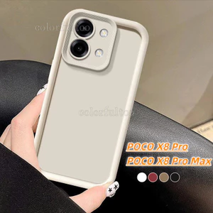 Ốp điện thoại chống sốc mềm mờ POCOX8Pro cho Xiaomi POCO X8 Pro Max X8Pro POCOX8Pro Max 4G 5G 2026 Vỏ điện thoại TPU lỏng đơn giản Vỏ bảo vệ màu kẹo