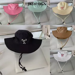 Mũ Câu Cá JKDESIGN Mũ Xô Thoáng Khí, Sấy Nhanh Có Dây Nơ, Phù Hợp cho Cắm Trại Mùa Xuân và Hè