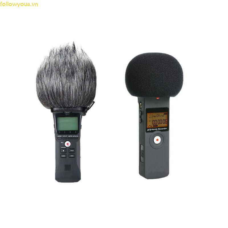 Fol Lông Kính Chắn Gió Muff Bao Bọt Lọc Micro Chống Gió Cho Zoom H1