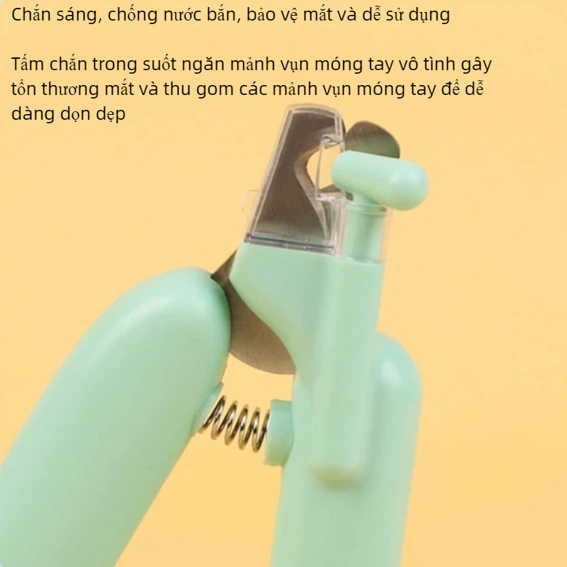 Kìm Cắt Móng Cho Chó Mèo【Đèn LED】- Cắt Và Mài 2 Trong 1, An Toàn, Dễ Dùng Cho Thú Cưng